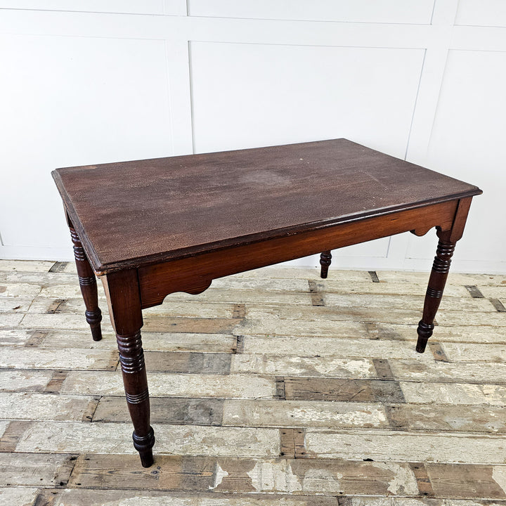 Antique Ecclesiastical Pine Table, Early 20th Century