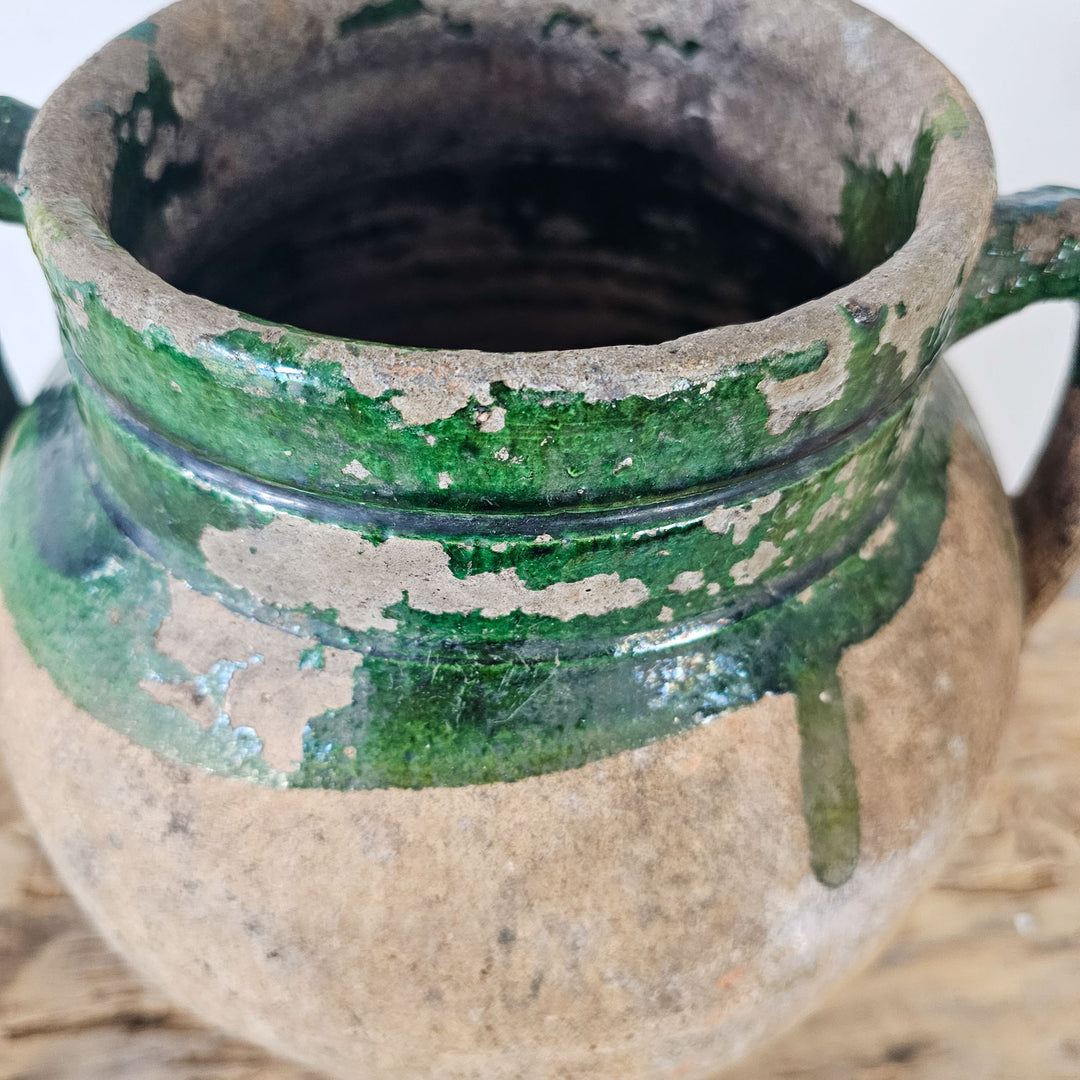 Antique Glazed Turkish Pot