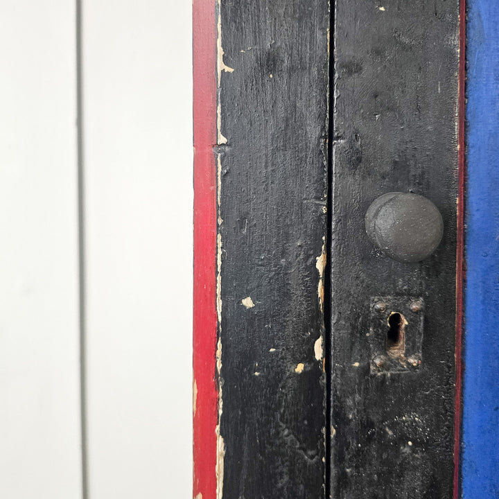 Painted 19th century cupboard from rural France