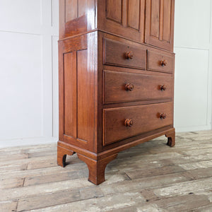 Antique Oak Housekeepers Cupboard