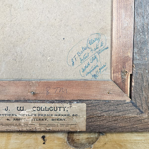 Early 20th century portrait of girl in dress