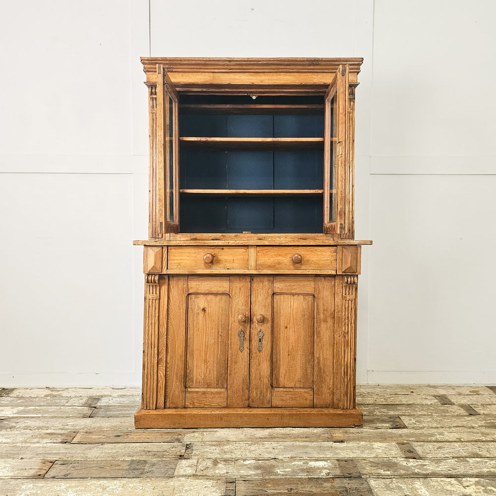 Early 20th century pine kitchen storage cabinet
