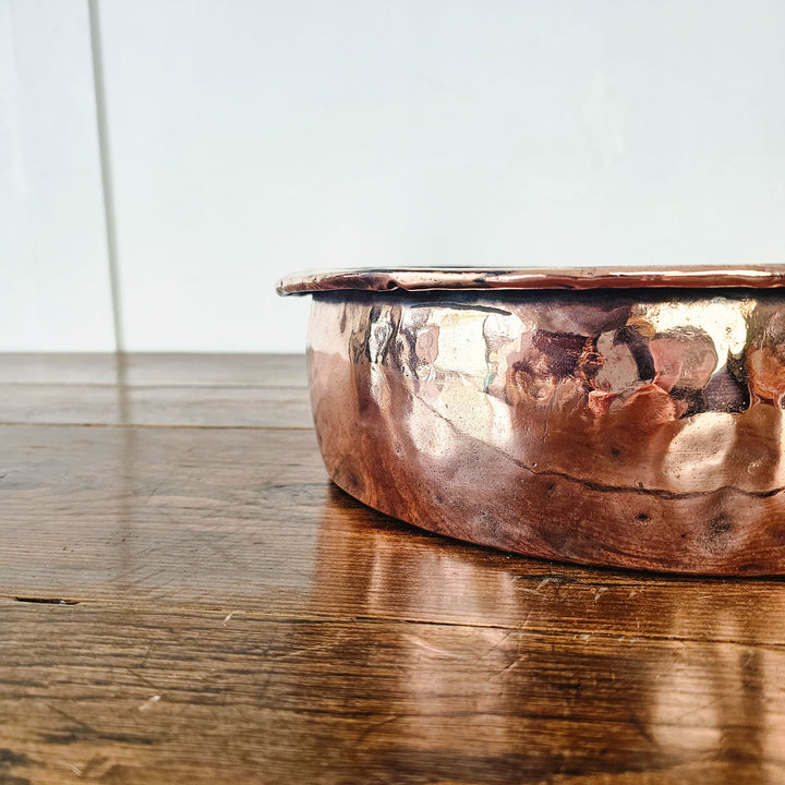 Small antique bowl for farmhouse planters.