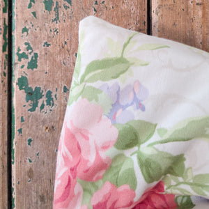 Handmade decorative bow crafted from genuine Sanderson Roses & Lilacs vintage fabric, padded and structured with elongated tails. Finished with an antiqued brass ring, this Country House Bow is limited to three examples only.