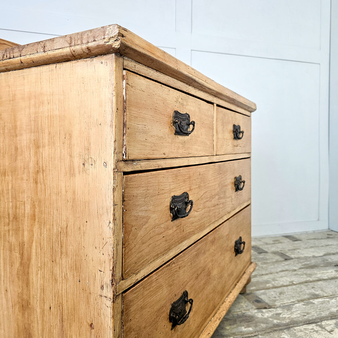 victorian style pine chest
