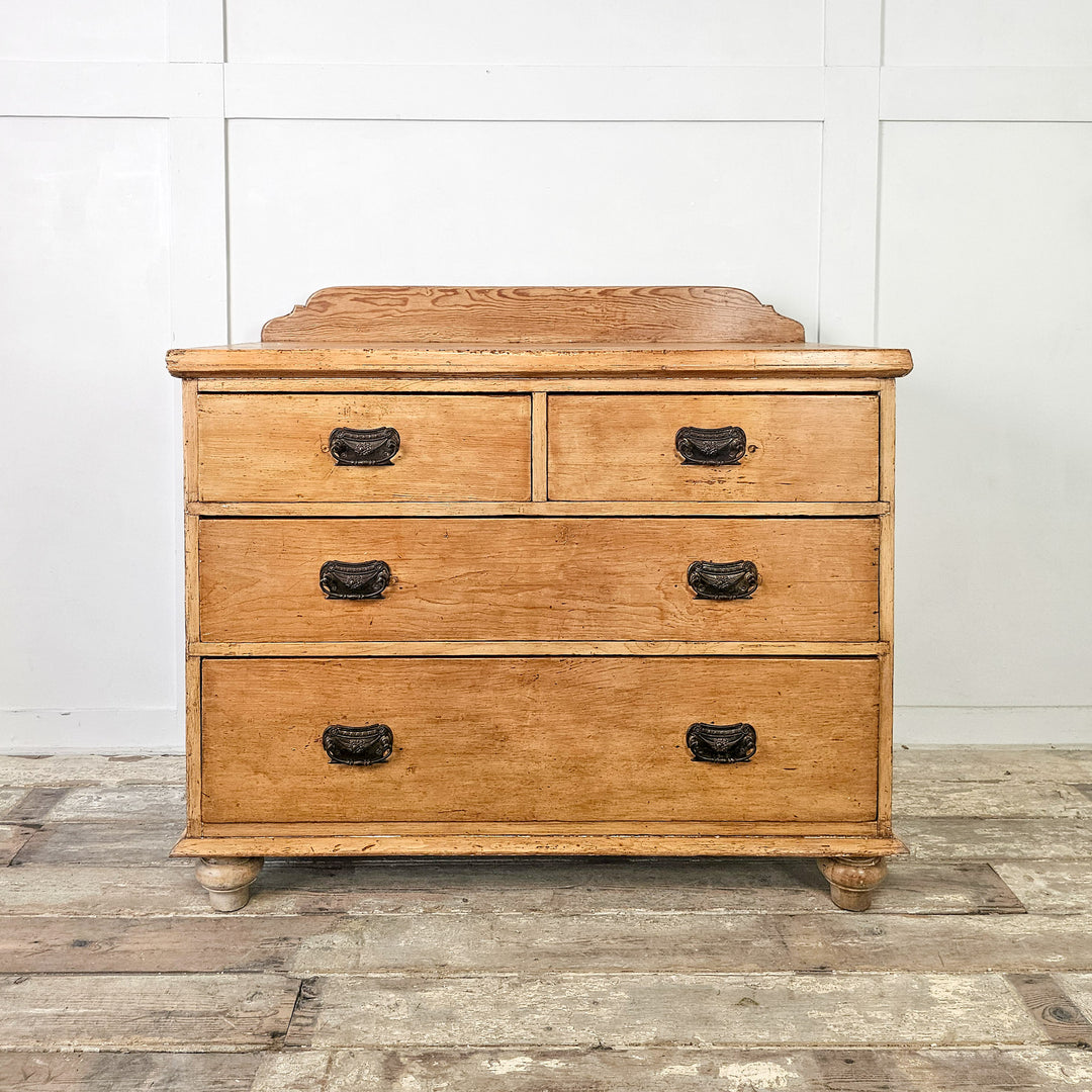 rustic pine bedroom storage
