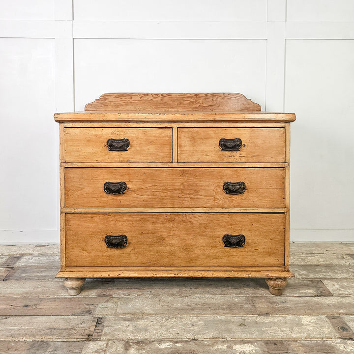 rustic pine bedroom storage
