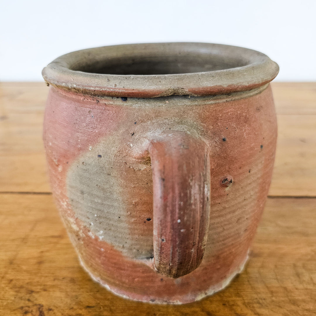 French Confit or Rillette Pot, Antique 19th Century
