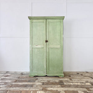 Early 20th Century French Painted Cupboard with Drawers