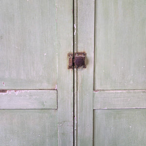 Early 20th Century French Painted Cupboard with Drawers