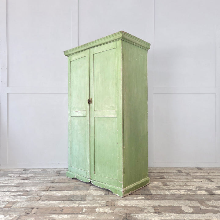 Early 20th Century French Painted Cupboard with Drawers