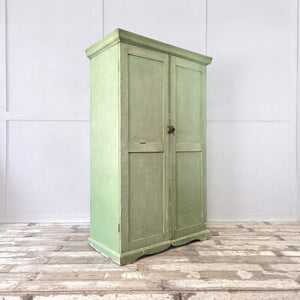Early 20th Century French Painted Cupboard with Drawers