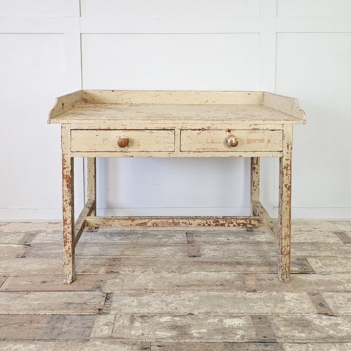Painted table from late 19th century France
