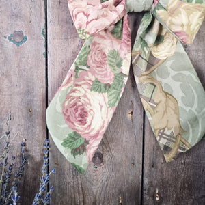 Luxury handmade fabric bow with padded form
