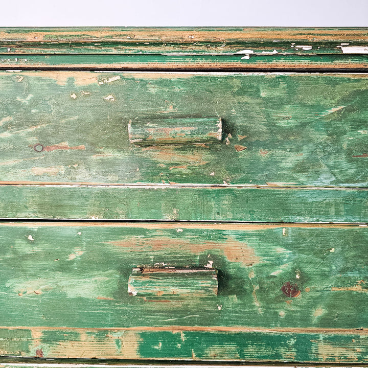 Antique cabinet from the 1930s, perfect for adding a pop of color to any room.