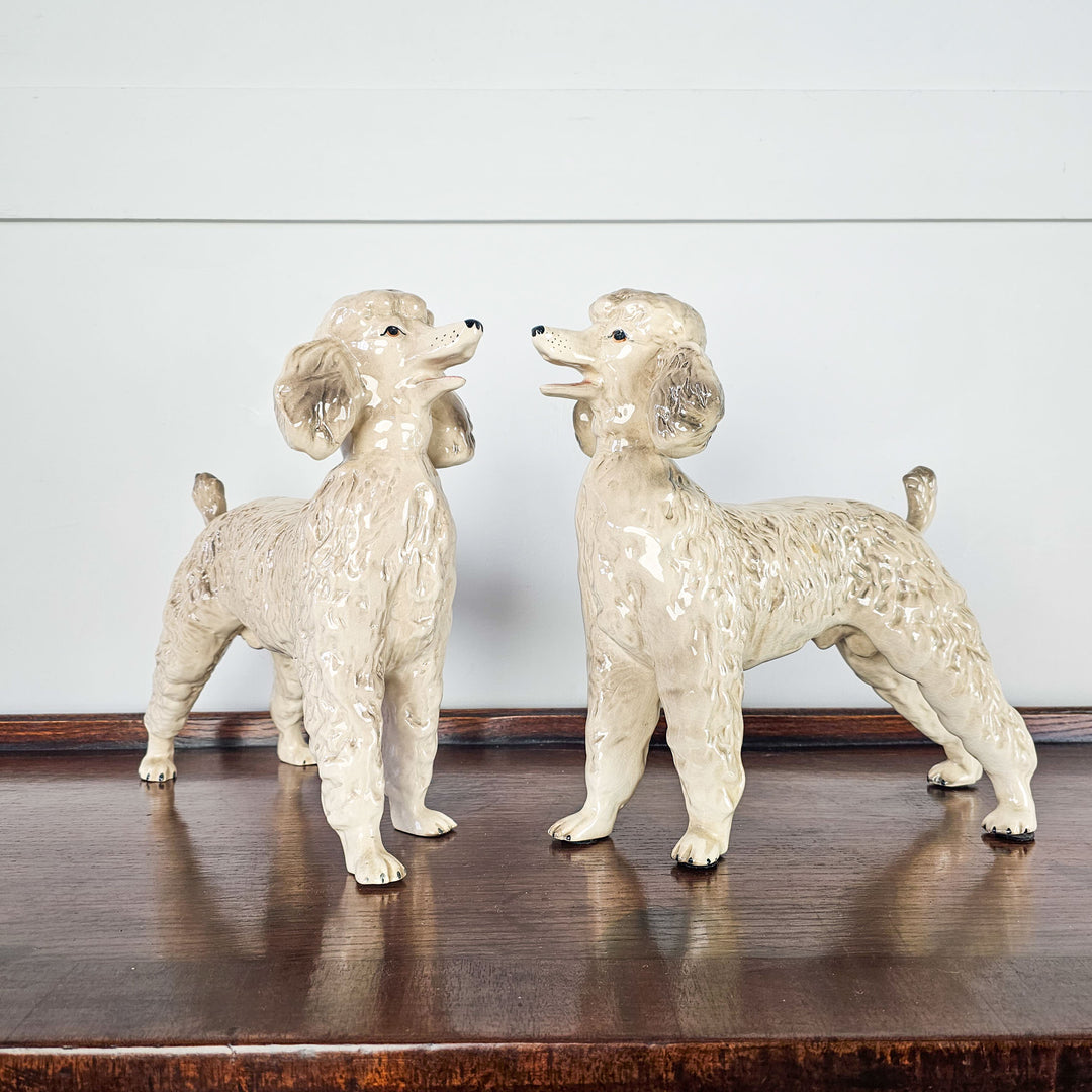 Vintage English Melba Ware - Matching Poodle Pair