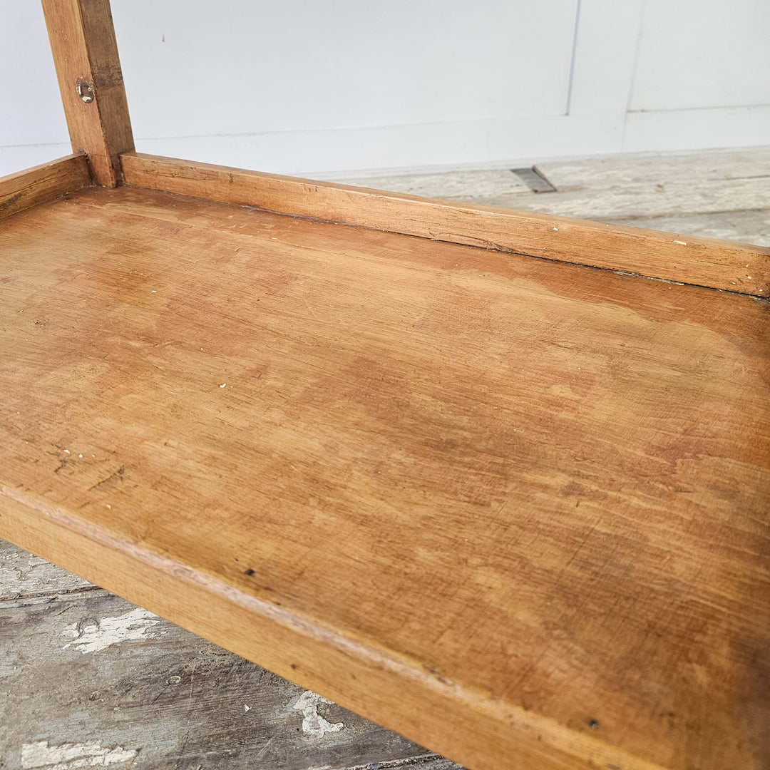 Victorian Pine Washstand - Elegant side table with functional storage