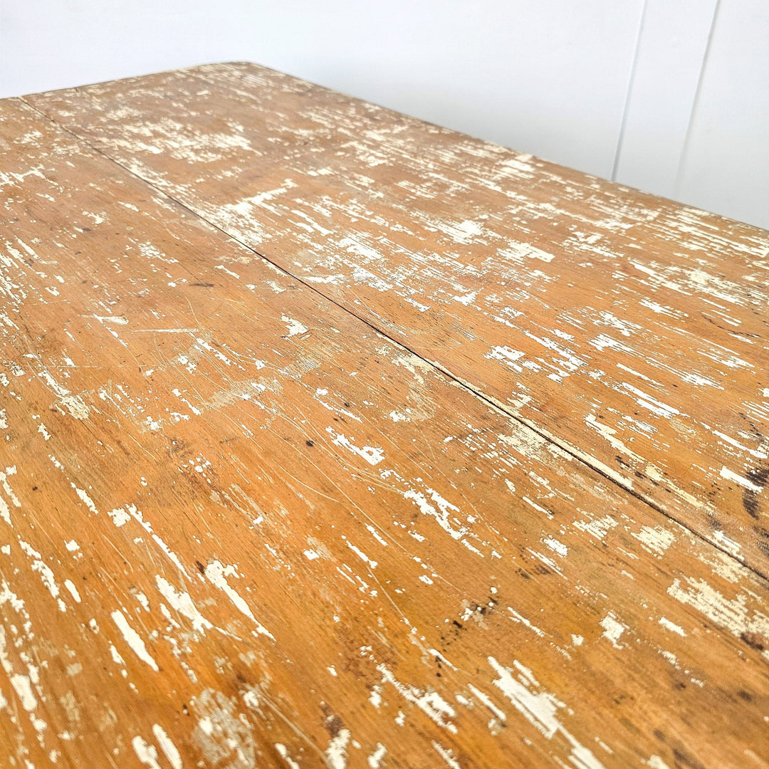 victorian pine farmhouse table