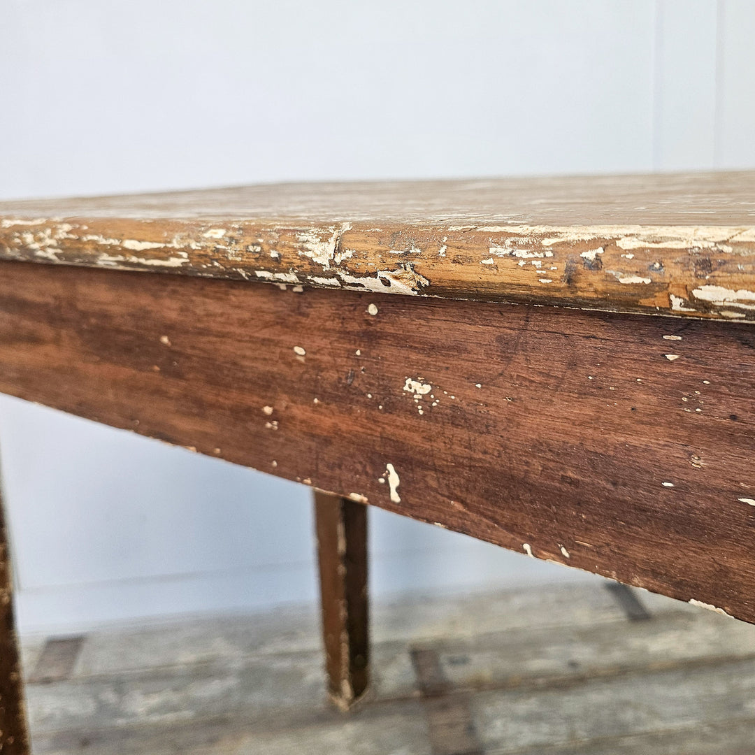 small victorian pine table
