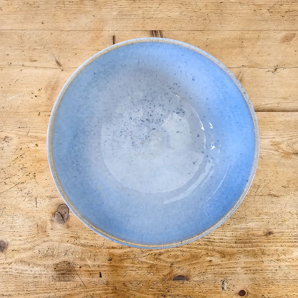 Glazed finish vintage pottery bowl