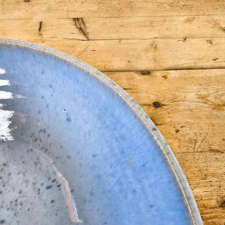 Unique design glazed pottery bowl