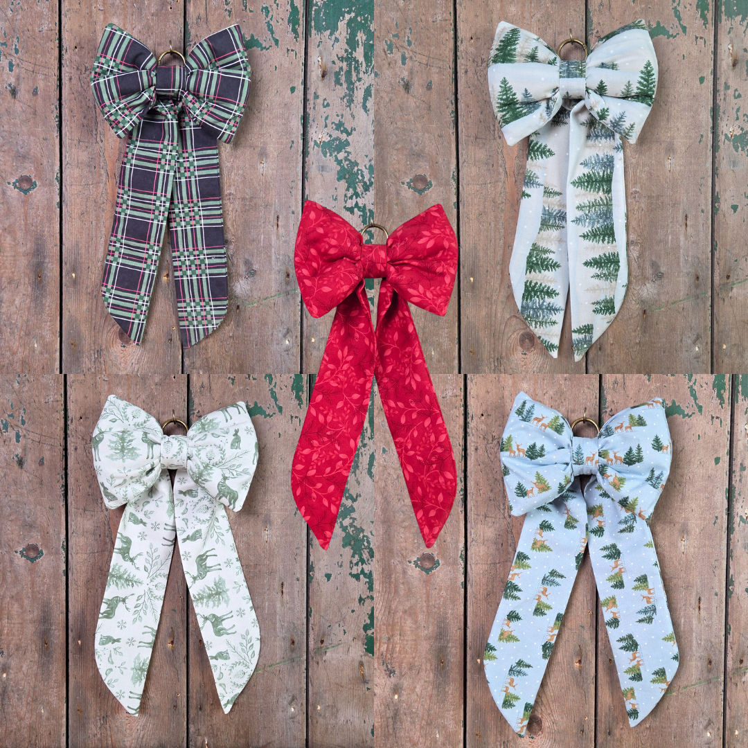 Handmade Country House Bow  - Christmas Decoration