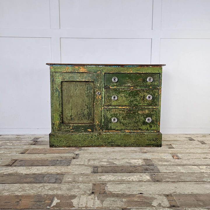 Victorian Painted Pine Sideboard, 19th Century