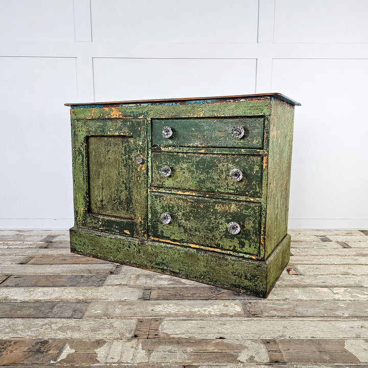 Victorian Painted Pine Sideboard, 19th Century