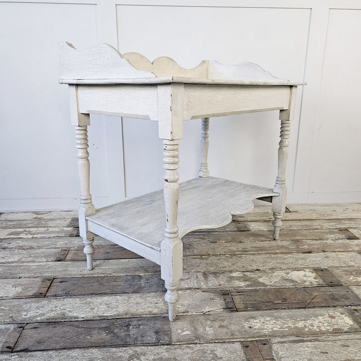Victorian Painted Pine Washstand, 19th Century