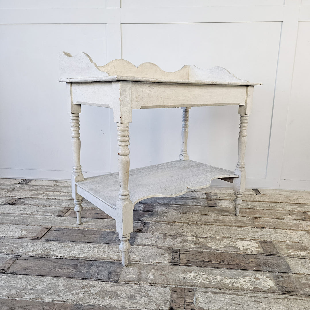 Victorian Painted Pine Washstand, 19th Century