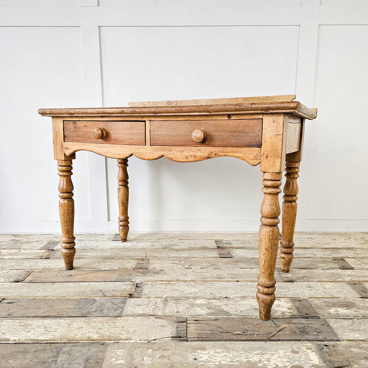 Victorian Pine Console Table, Late 19th Century