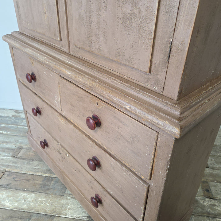 19th Century Antique Pine Housekeepers Cupboard