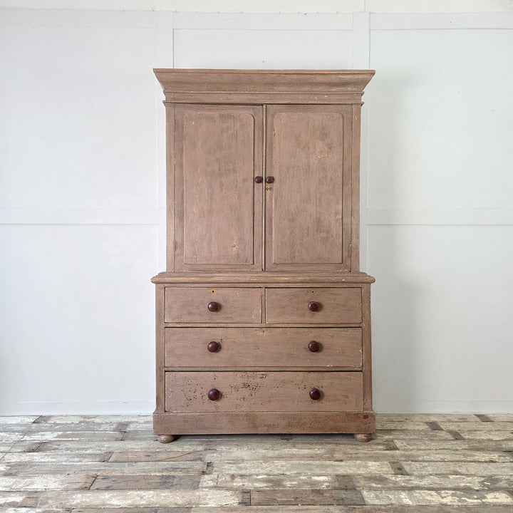 19th Century Antique Pine Housekeepers Cupboard