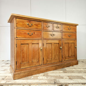 Pine sideboard providing generous storage solutions.
