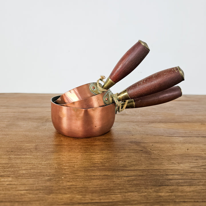 Vintage Copper Mini Pan Set