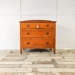 Waring and Gillow antique chest of drawers, L'Pool maker's mark